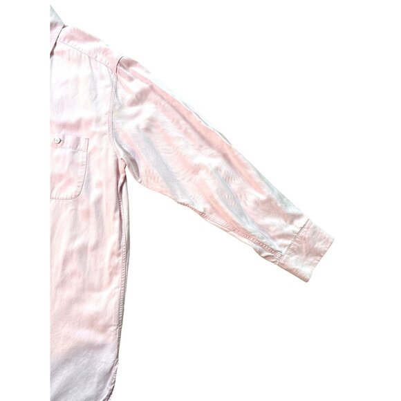 Ermenegildo Zegna Shirt Casual Luxury Pink Long‎ Sleeve Italy XL - Picture 4 of 8